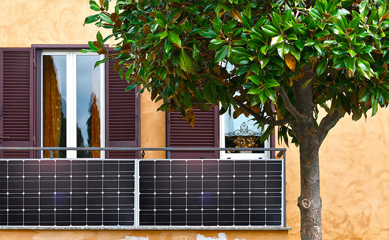 Was kann ich mit einem Solarpanel von meinem Balkon aus betreiben?