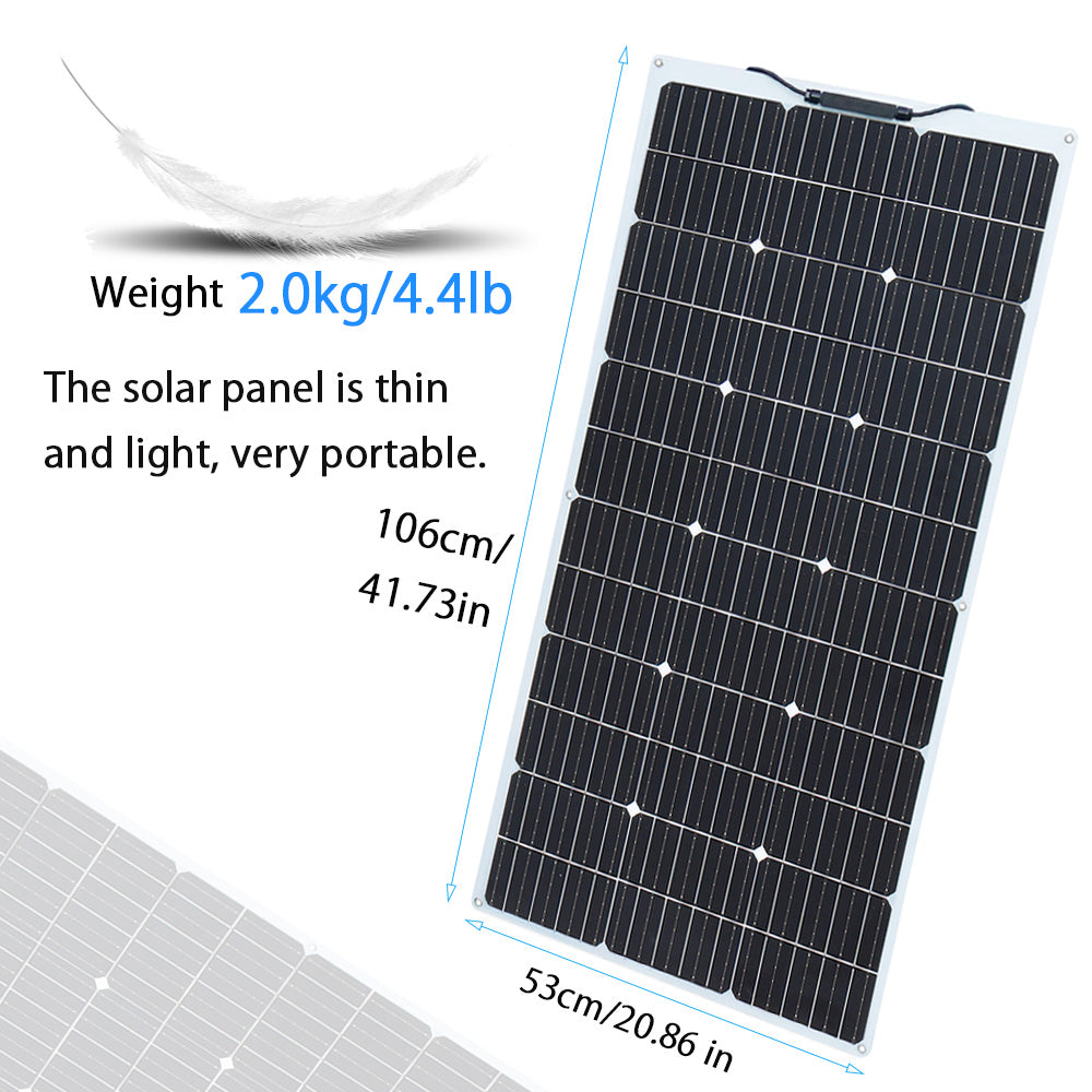 Xinpuguang 200W 12V/24V Flexible Solar Panel