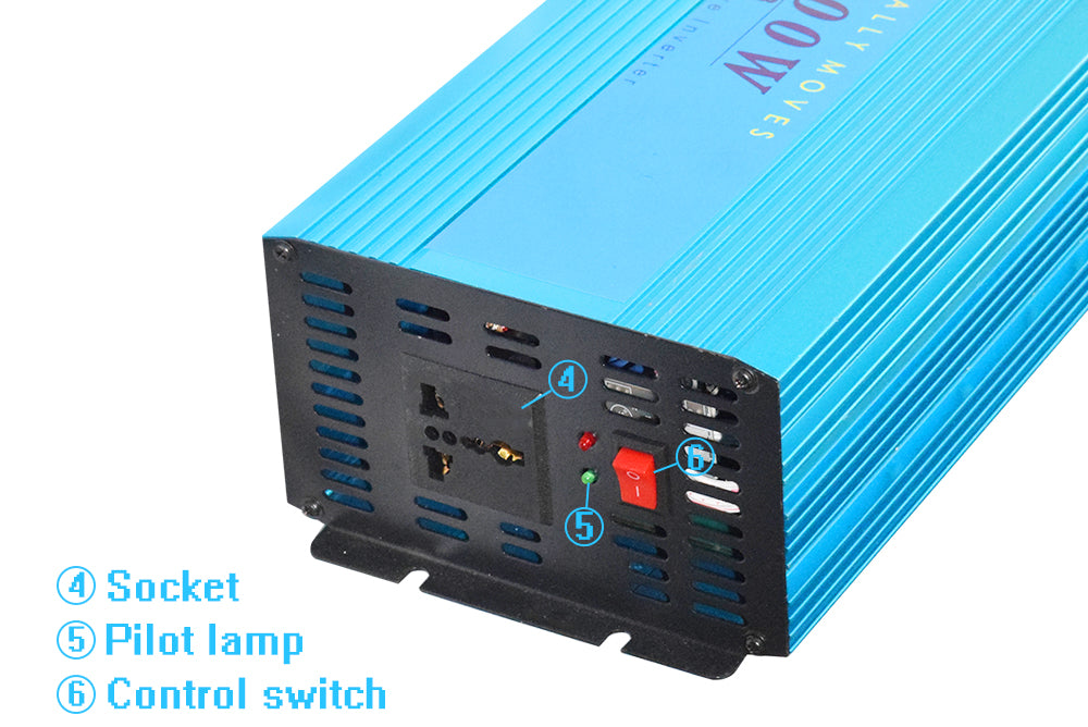 5000W DC 12V to AC 220V Pure Sine Wave inverter