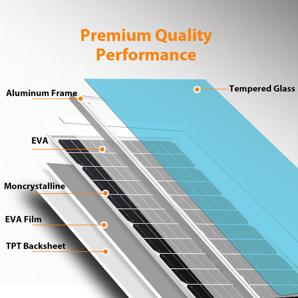 Xinpuguang 50W 12V rigid Solar Panel