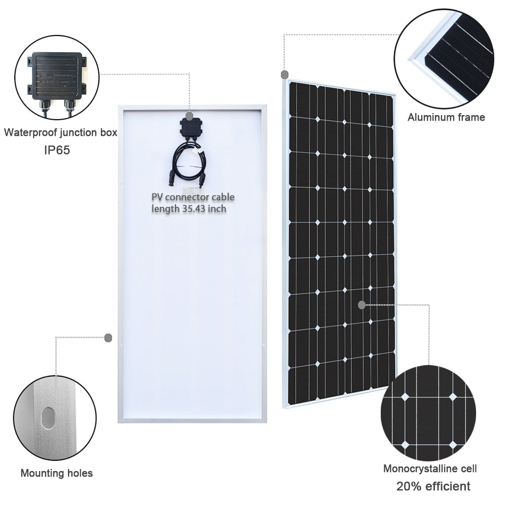 Xinpuguang 100W 12V Solar Panel